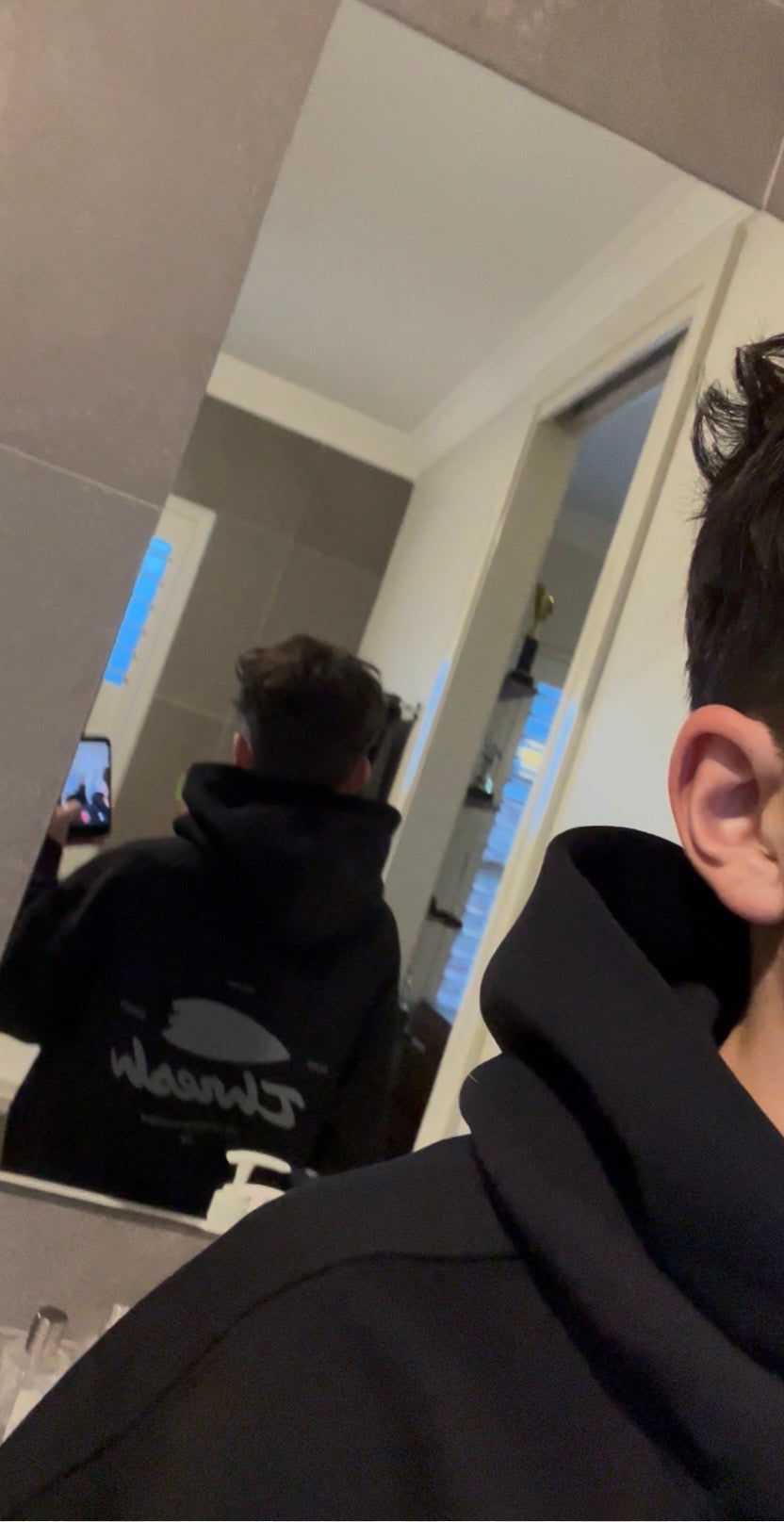 Black and Grey Hoodie