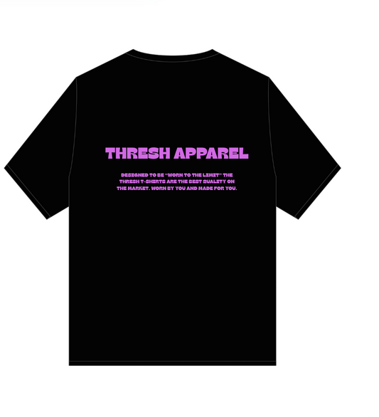 Black and Purple Box Tee